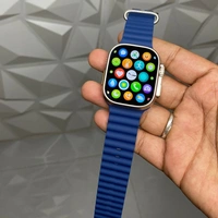 New Ultra Smartwatch 49 mm Dial Size Crown Working with Screw + Strap lock - Blue