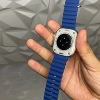 New Ultra Smartwatch 49 mm Dial Size Crown Working with Screw + Strap lock - Blue