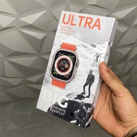 New Ultra Smartwatch 49 mm Dial Size Crown Working with Screw + Strap lock - Black