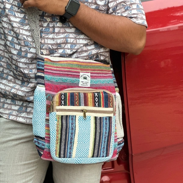 Joot Vintage High-capacity Canvas Slouchy Shoulder Bag | Ultra Sporty Messenger Sling Bag For Multipurpose Use - SRJTB1, 2 Months Stitching Warranty