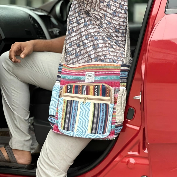 Joot Vintage High-capacity Canvas Slouchy Shoulder Bag | Ultra Sporty Messenger Sling Bag For Multipurpose Use - SRJTB1, 2 Months Stitching Warranty
