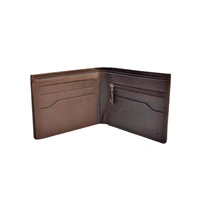 DENZO Flap Leather Wallet with Advanced RFID Protection for Men and Women (Coffee Brown)