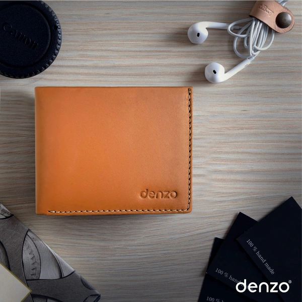 Denzo Men's Bi-fold Leather Wallet With Advanced Rfid Protection | Genuine Imported Leather Wallet 