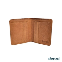 Denzo Men's Bi-fold Leather Wallet With Advanced Rfid Protection | Genuine Imported Leather Wallet  - DEN-BIF-TAN
