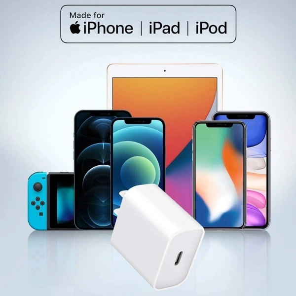 20W Power Adapter for iPhone Master Clone with 6 months seller warranty - 6 Months Cybzone Warranty