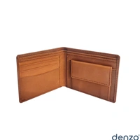 Denzo Men's Bi-fold Leather Wallet With Advanced Rfid Protection | Genuine Imported Leather Wallet 