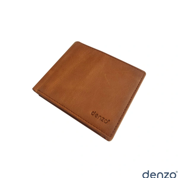 Denzo Men's Bi-fold Leather Wallet With Advanced Rfid Protection | Genuine Imported Leather Wallet 