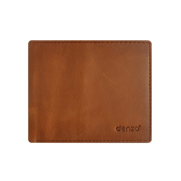 Denzo Men's Bi-fold Leather Wallet With Advanced Rfid Protection | Genuine Imported Leather Wallet 