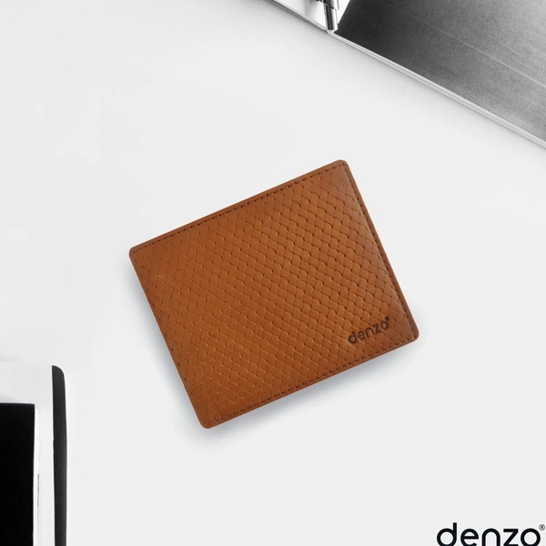 Denzo Men's Bi-fold Leather Wallet With Advanced Rfid Protection | Genuine Imported Leather Wallet 