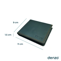 Denzo Men's Bi-fold Leather Wallet With Advanced Rfid Protection | Genuine Imported Leather Wallet  