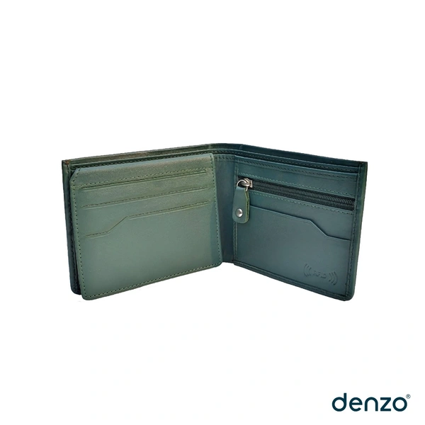 Denzo Men's Bi-fold Leather Wallet With Advanced Rfid Protection | Genuine Imported Leather Wallet  