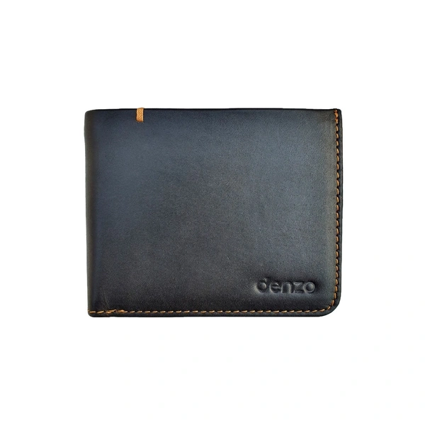 Denzo Men's Bi-fold Leather Wallet With Advanced Rfid Protection | Genuine Imported Leather Wallet  