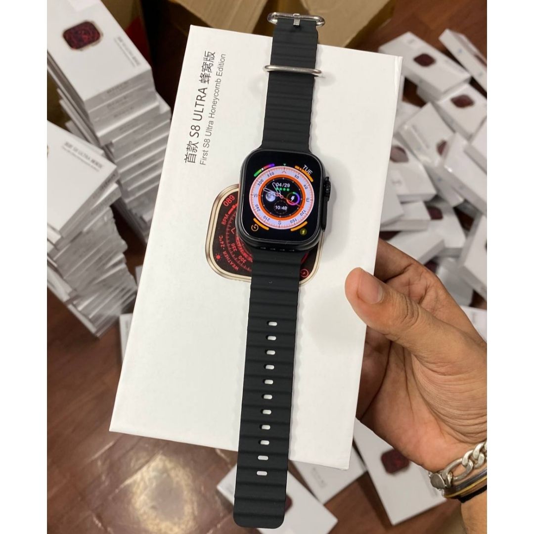 NEW 4G Network S8 ultra Sim Card Call Smart Watches Android OS GPS Map