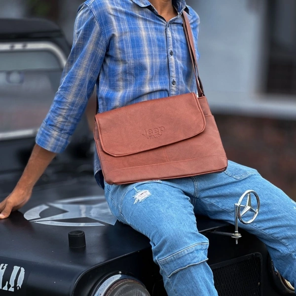 Jeep Ultra Sporty Messenger Sling Bag For Multipurpose Use - SMZJB1