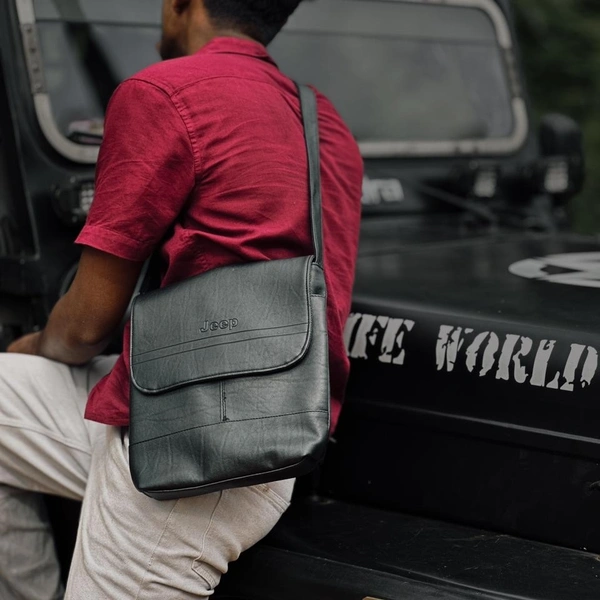 Jeep Ultra Sporty Messenger Sling Bag For Multipurpose Use - SMZJB1