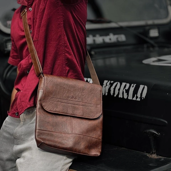 Jeep Ultra Sporty Messenger Sling Bag For Multipurpose Use - SMZJB3