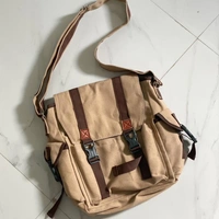 Vintage High-capacity Canvas Slouchy Shoulder Bag | Ultra Sporty Messenger Sling Bag For Multipurpose Use