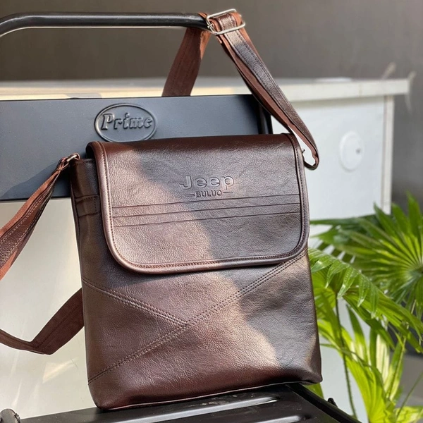 Jeep Ultra Sporty Messenger Sling Bag For Multipurpose Use - Brown