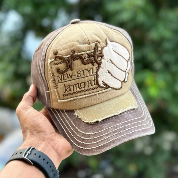 Winter and Summer New Eagle Embroidery, Washed, Distressed, Letters, Baseball Caps, Men and Women, Cotton Shade Outdoor Sports - SRCFW2