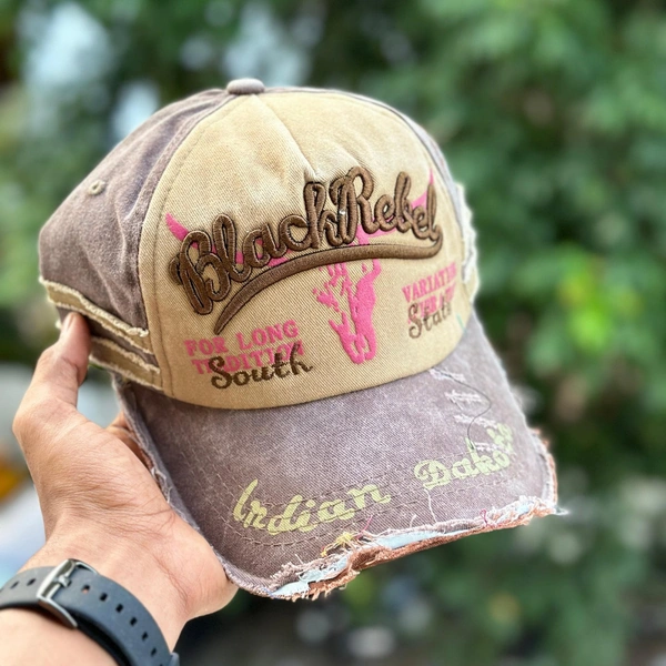 Winter and Summer New Eagle Embroidery, Washed, Distressed, Letters, Baseball Caps, Men and Women, Cotton Shade Outdoor Sports - SRCFW3