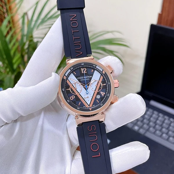 L0uis Vuitt0n Premium Quartz Movement Watch With Free Brand Name Box Packing