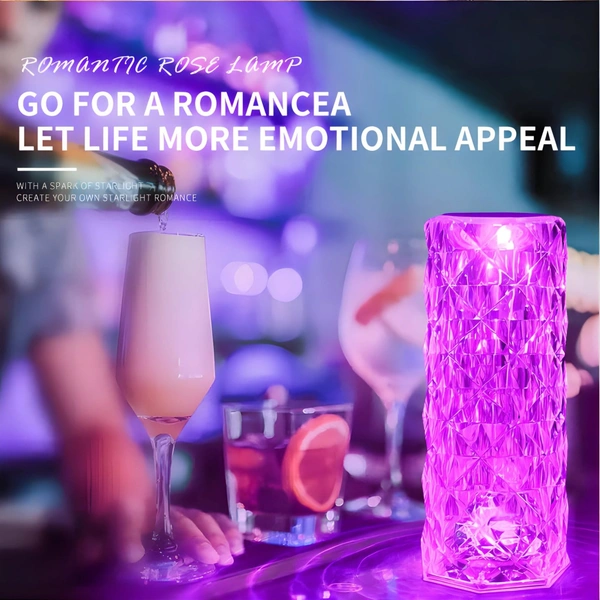 The Lune Crystal Lamp is a beautiful staple piece that can be used in any room. Simply tap it to turn it on and let it illuminate your space with its stunning crystal effect. Let it brighten up your day in just a few seconds.