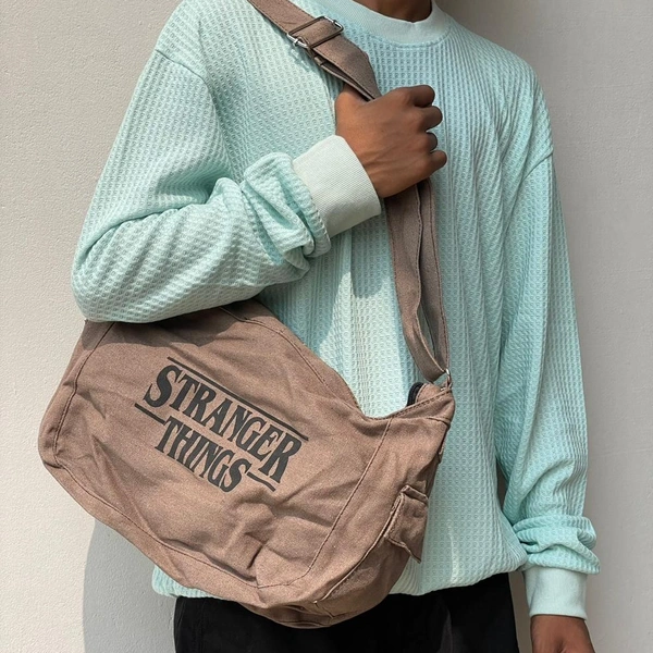 Premium Vintage Arts Bag | Ultra Sporty Messenger Sling Bag For Multipurpose Use - FTBG1