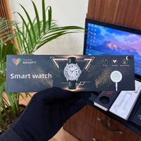 Wearfit Pro Cartier Design Premium Quality Unisex Smartwatch  - Black/Gold
