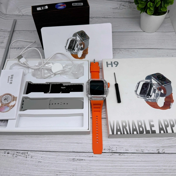 H9 Richard Mille Smartwatch 2 in 1 Converible Watch | Premium Collection 