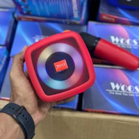 Woos WS-M36 Portable Bluetooth Speaker Dynamic Thunder Sound With Rgb Light 15 W Bluetooth Speaker Multicolor, Stereo Channel With Wireless Mic - SRWS1