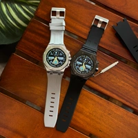 Wearfit Premium Dual Strap Smartwatch With Always On Display | Smooth Interface, Wireless Charging - Silver Body