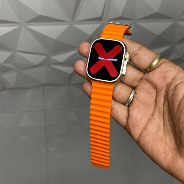 Ts Ultra 2 With Strap Lock And Action Button Working, Edge To Edge Display, Smoothest User Interface - Orange