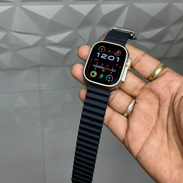 Ts Ultra 2 With Strap Lock And Action Button Working, Edge To Edge Display, Smoothest User Interface - Black