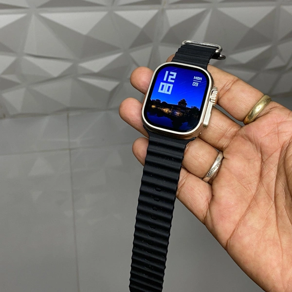 Ts Ultra 2 With Strap Lock And Action Button Working, Edge To Edge Display, Smoothest User Interface - Black