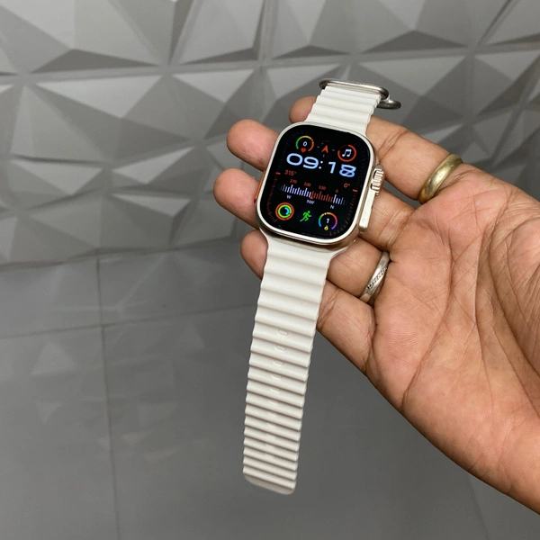 Ts Ultra 2 With Strap Lock And Action Button Working, Edge To Edge Display, Smoothest User Interface - White