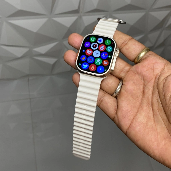 Ts Ultra 2 With Strap Lock And Action Button Working, Edge To Edge Display, Smoothest User Interface - White
