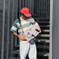 Premium Vintage Arts Bag | Ultra Sporty Messenger Sling Bag For Multipurpose Use - SMB3