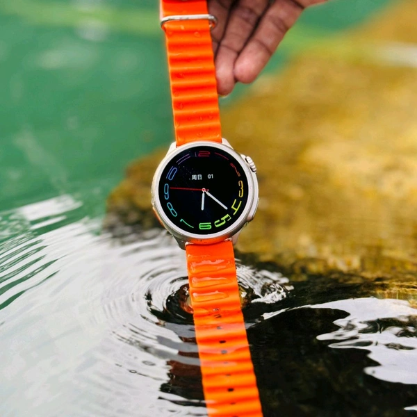 Wearfit HW3 Ultra Max SmartWatch Men 1.52" Round Screen NFC Bluetooth Call 90+ Sport Mode Fitness Smart Watch - Orange