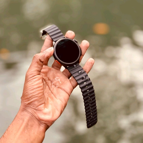 Wearfit HW3 Ultra Max SmartWatch Men 1.52" Round Screen NFC Bluetooth Call 90+ Sport Mode Fitness Smart Watch - Black
