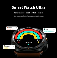 JS Watch 7 Ultra Amoled Display 47mm IP68 Waterproof Bluetooth Call Compass Wireless Charger Smart Watch - SRS3, 1 Month Cybzone Warranty