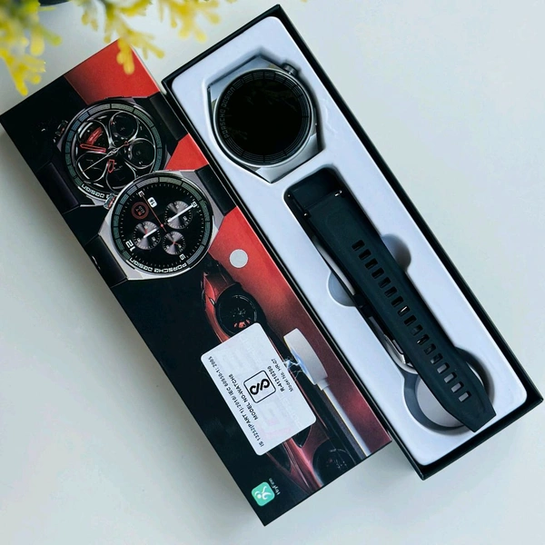 New Round GT8 Porsche Design Smartwatch Pressure Blood Oxygen Monitoring Round Smart Watch For Android And iOS