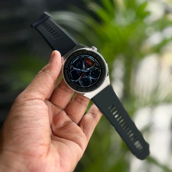 New Round GT8 Porsche Design Smartwatch Pressure Blood Oxygen Monitoring Round Smart Watch For Android And iOS