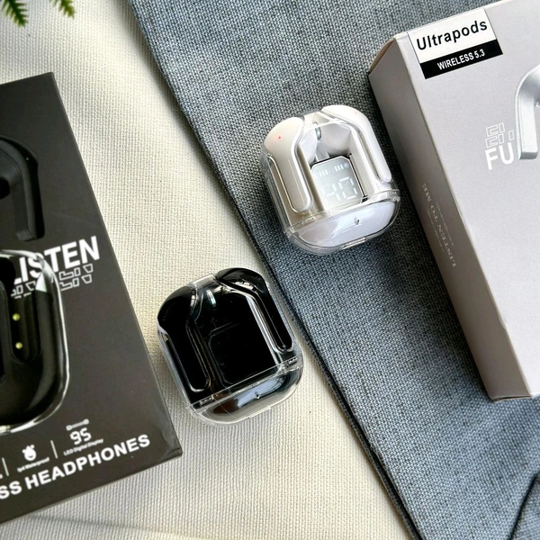 Buy 1 Get 1 Free Offer | Ultrapods Budget Wireless Earphone With Call Time Up to 3-4 Hours - SRG1