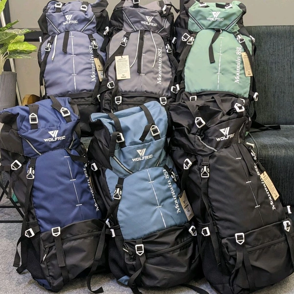 Original Wolfric 85 Liter Trekking Bag, 85 Liter Capacity, High End Quality Collection With 1 Month Stitching Warranty - SRB1, 1 Month Cybzone Warranty