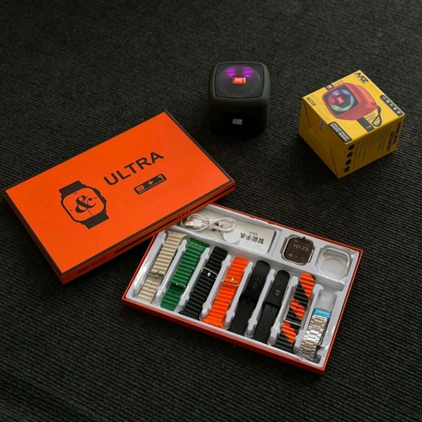 Most Awaited Budget Combo | 8 IN 1 Smartwatch And Original Mz Portable Speaker