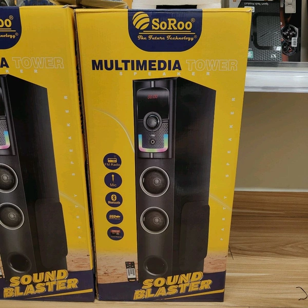 Soroo Sound Blaster Series Bluetooth Speaker With Remote And Mic Port