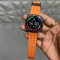 SAM Galaxy Watch 7 Ultra Amoled Display 47mm IP68 Waterproof Bluetooth Call Compass Wireless Charger Smart Watch - Orange