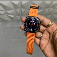 SAM Galaxy Watch 7 Ultra Amoled Display 47mm IP68 Waterproof Bluetooth Call Compass Wireless Charger Smart Watch - Orange