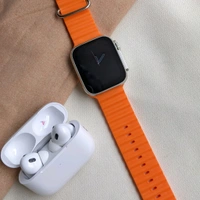 Budget Combo Offer | I8 Ultra Smartwatch, Trending Led Light Speaker With Air Pod Pro 2 Base Model Earbud