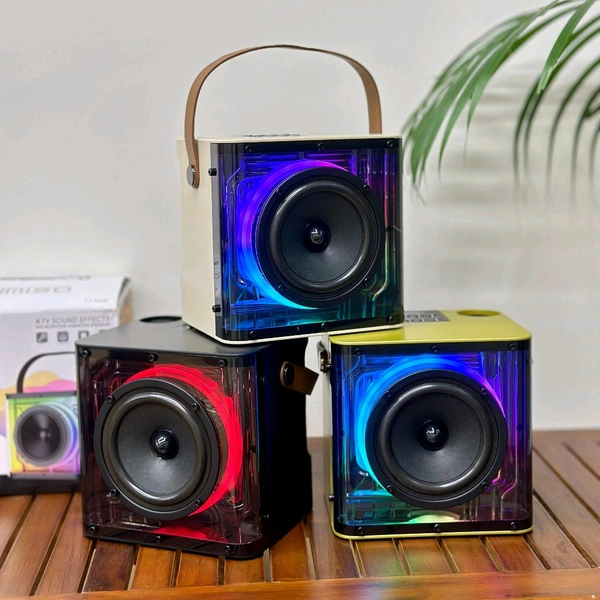 Original Portable Bluetooth Speaker Dynamic Sound with 2 wireless mics Karaoke 15 W Bluetooth Speaker (Stereo Channel) - STR1